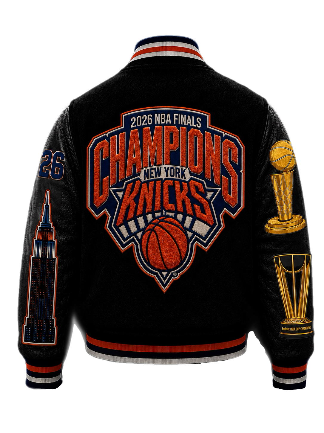 West On Road x Cash Cow NYC – This Is Not A Dream Knicks Basketball Championship Jacket