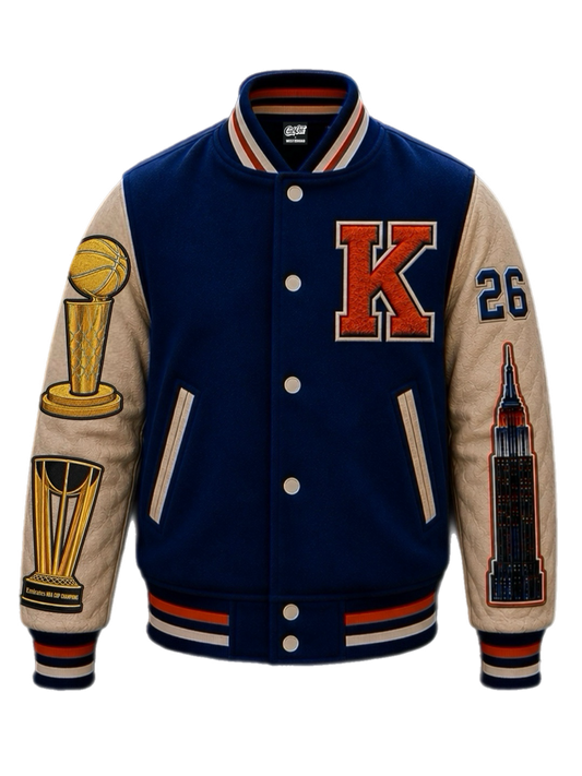 West On Road x Cash Cow NYC – This Is Not A Dream Knicks Basketball Championship Jacket